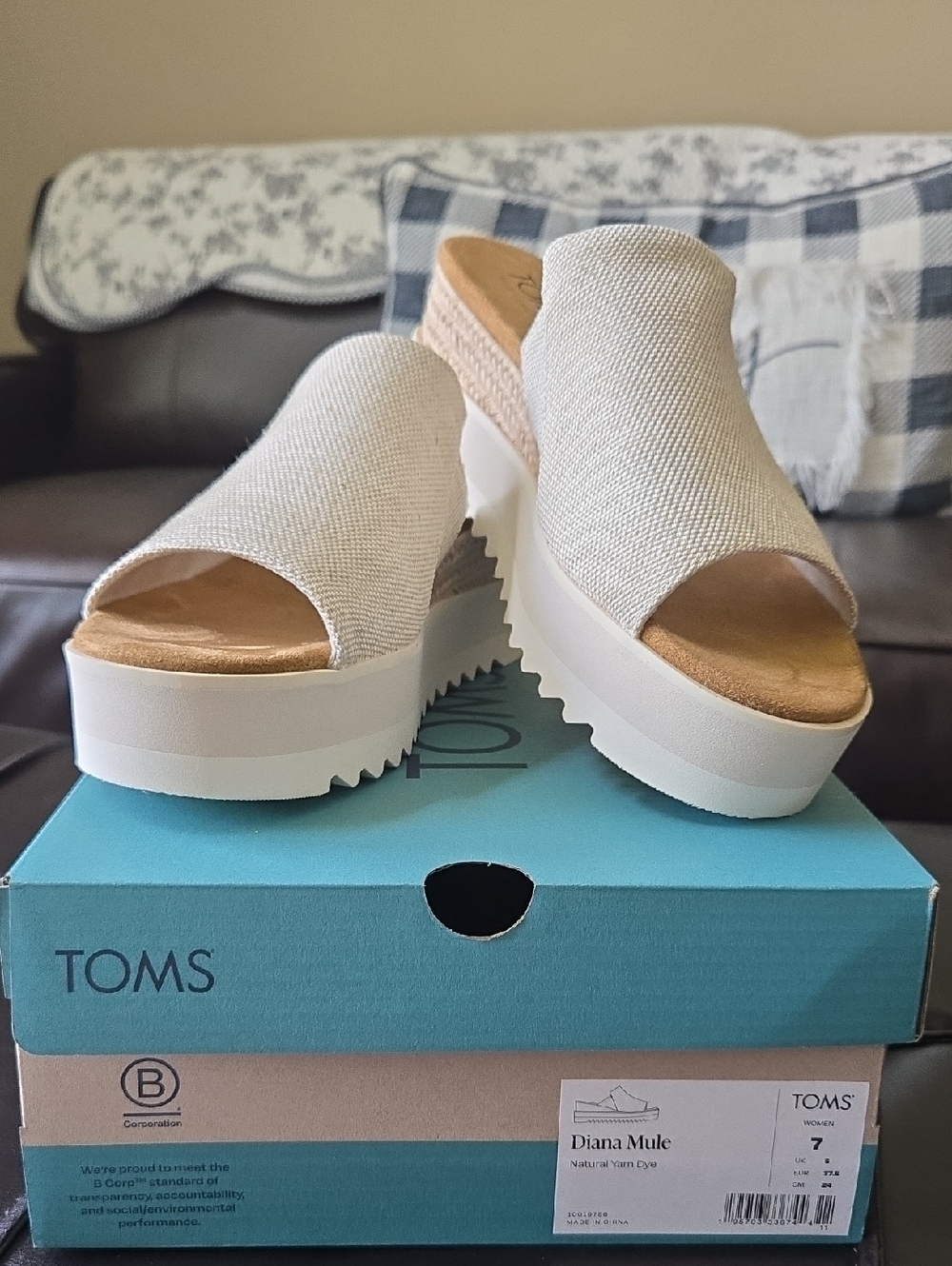 TOMS Diana  Mule Wedge Sandal